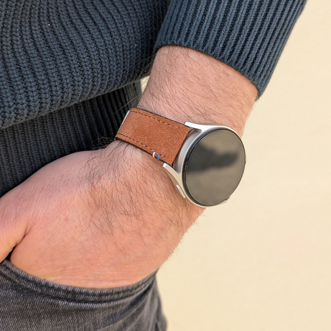 Armband für die Samsung Galaxy Watch aus Wildleder