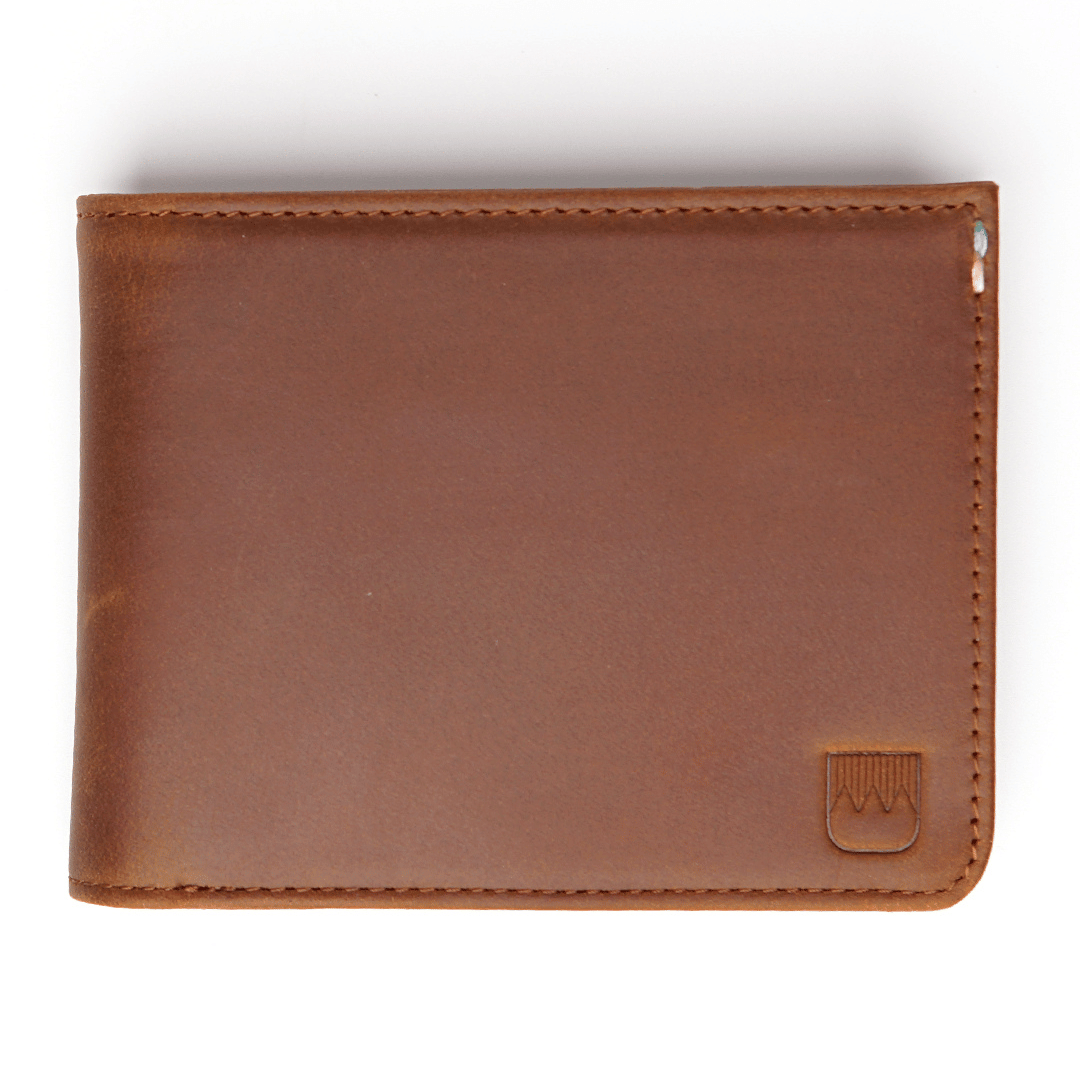 Geldbeutel aus Echtleder mit Münzfach