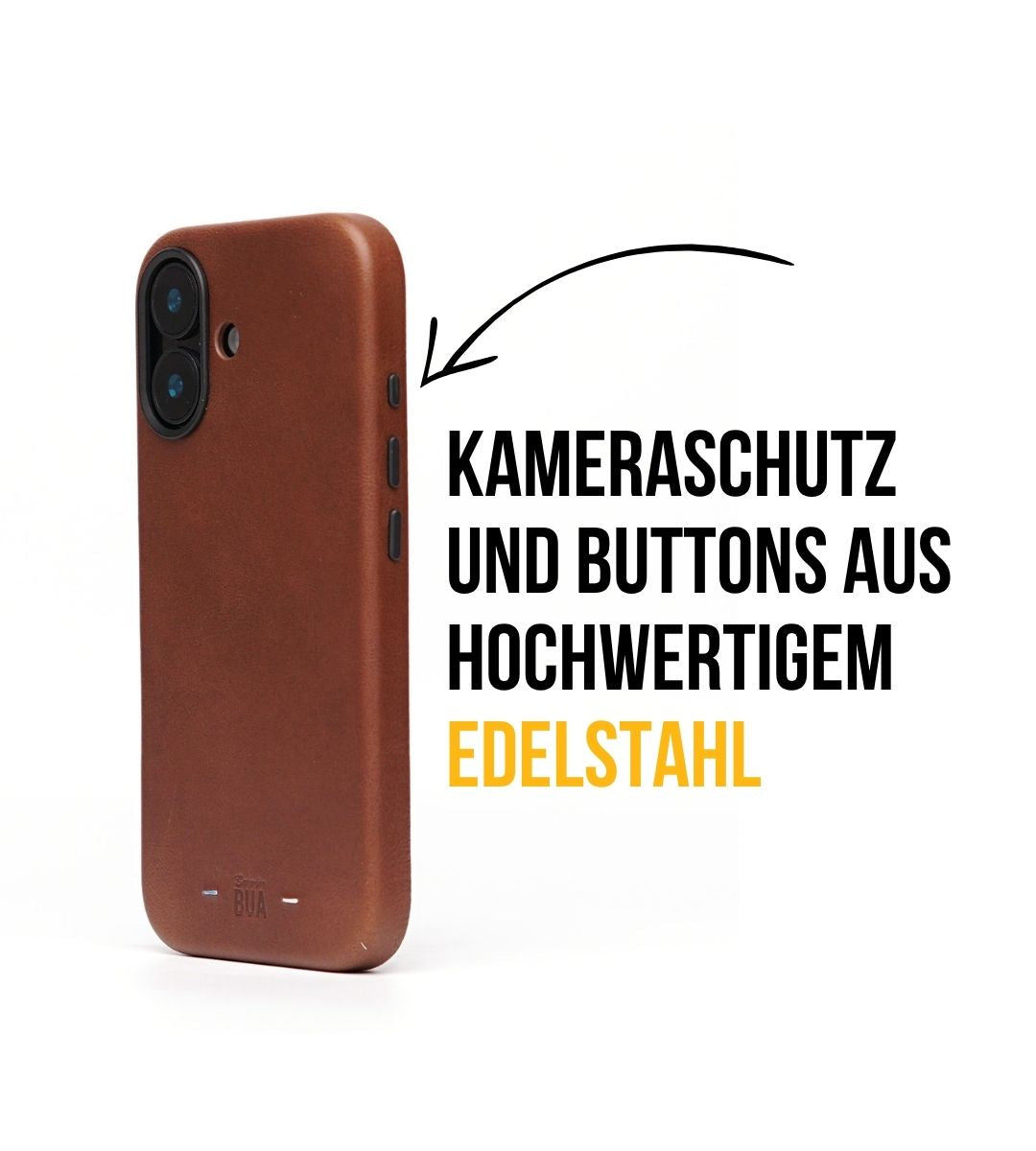 Set Hülle + Wallet | Leder Hülle für dein iPhone + Leder Wallet mit MagSafe Braun