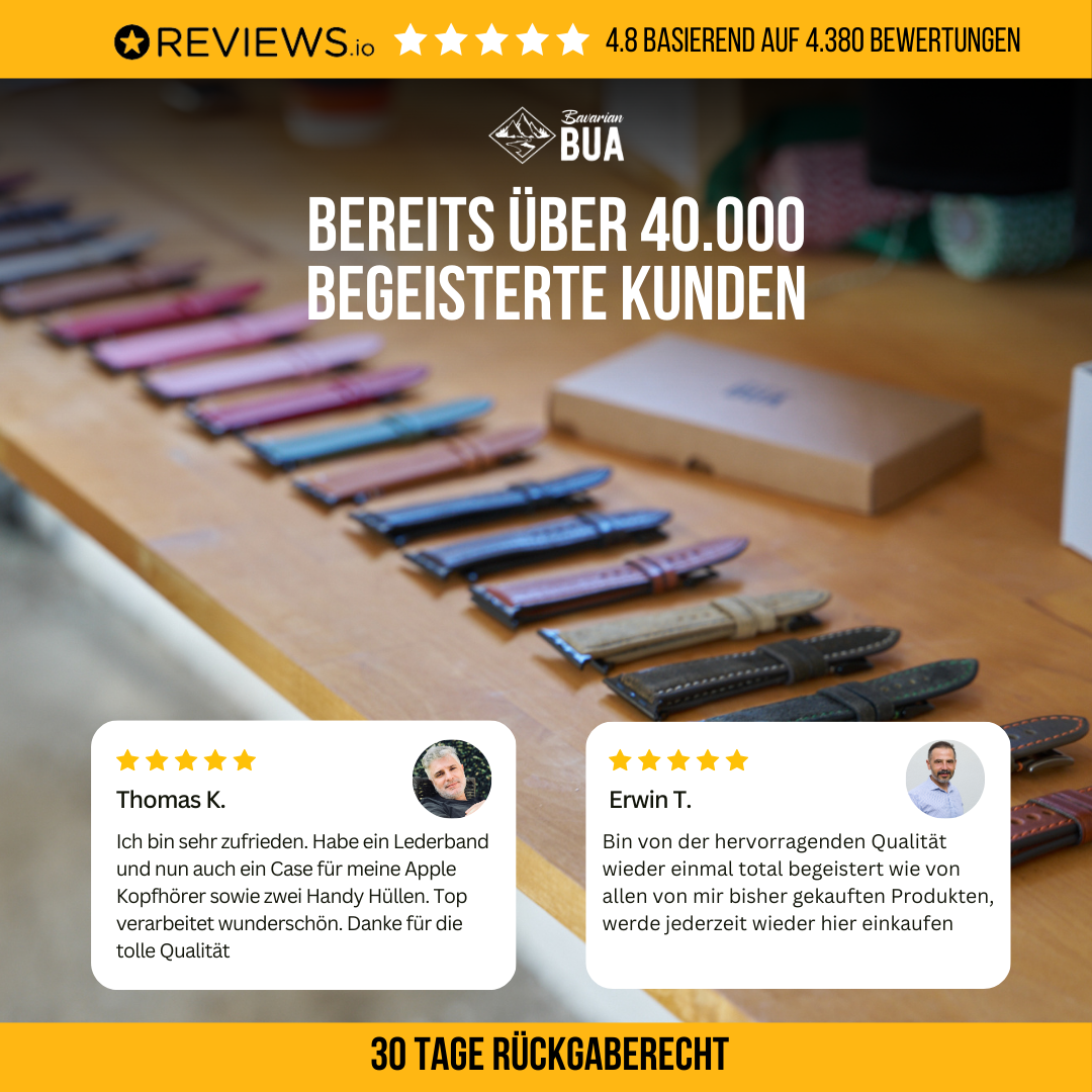 Armband für die Apple Watch aus Kalbleder