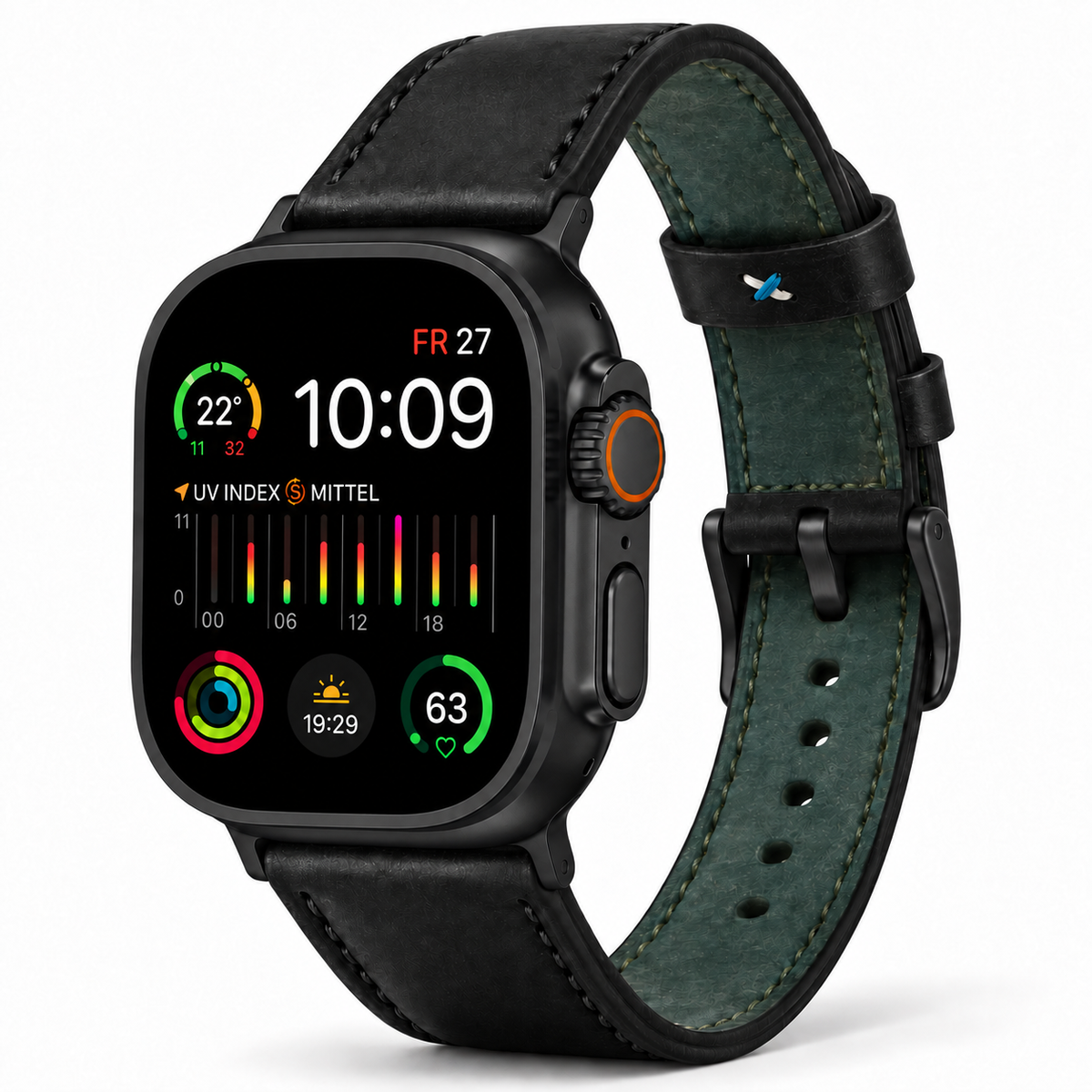 Shell Cordovan Lederband für die Apple Watch