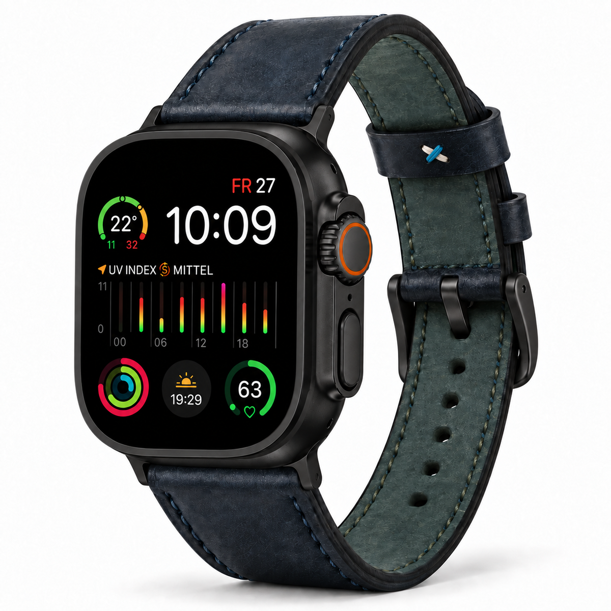 Shell Cordovan Lederband für die Apple Watch
