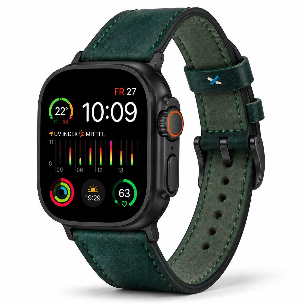 Shell Cordovan Lederband für die Apple Watch