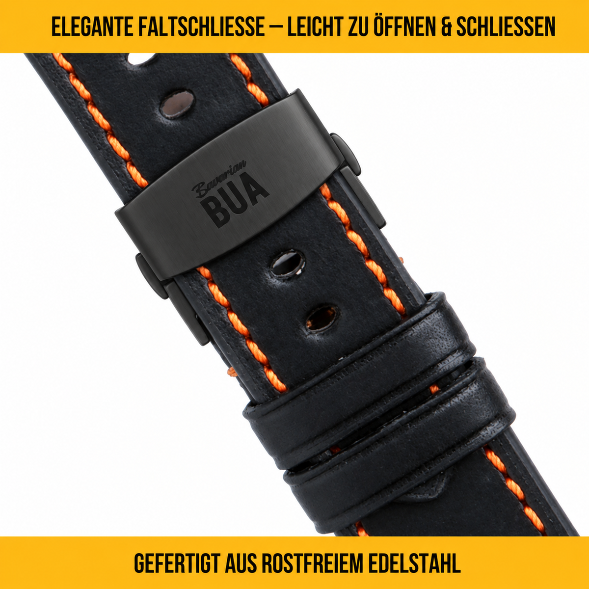 Robustes Armband für die Apple Watch aus Echtleder