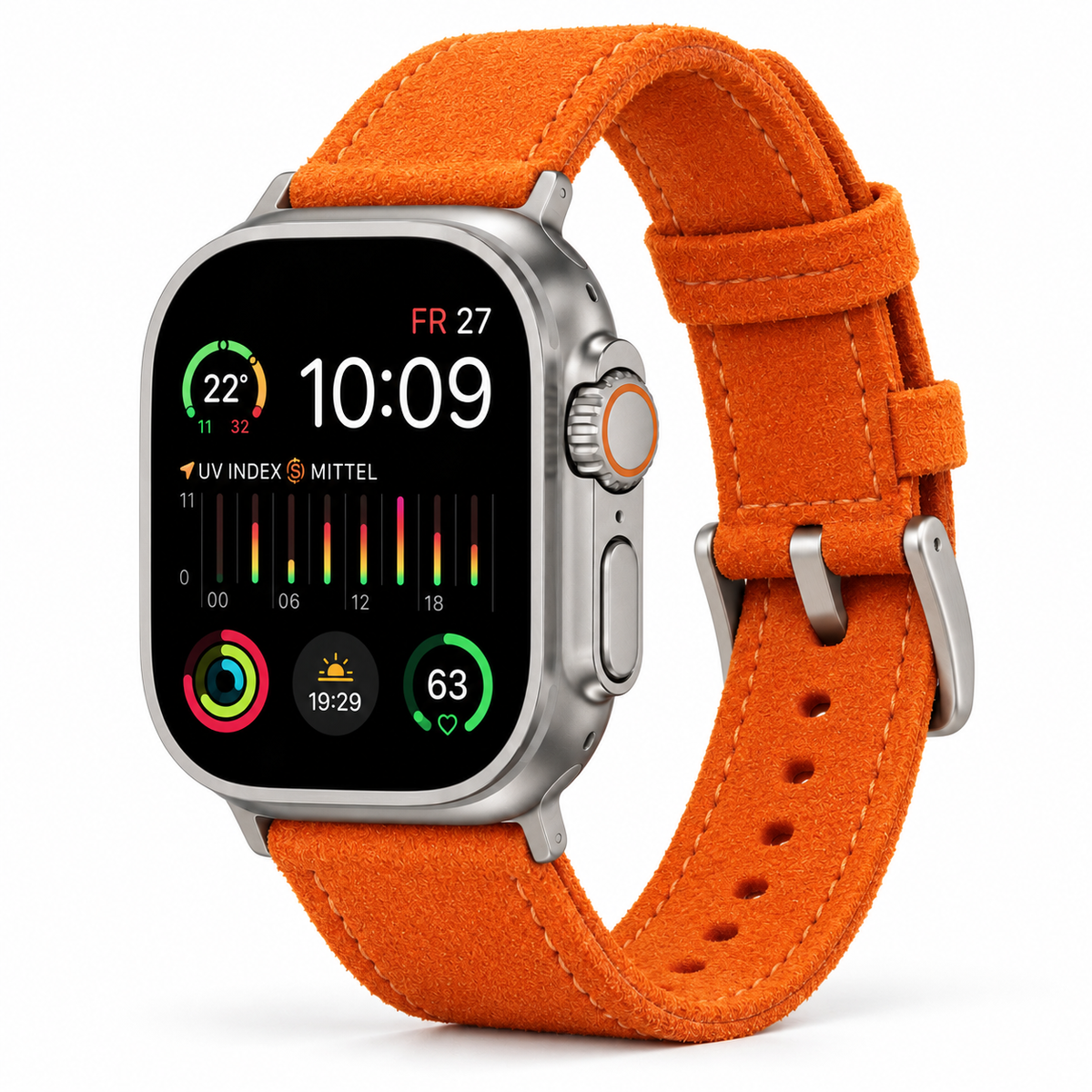 Alcantara Band für die Apple Watch Ultra