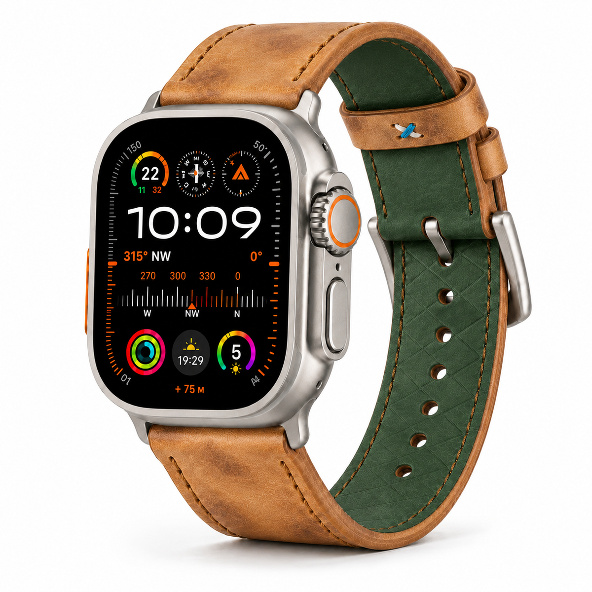 Vintage Lederband für Apple Watch