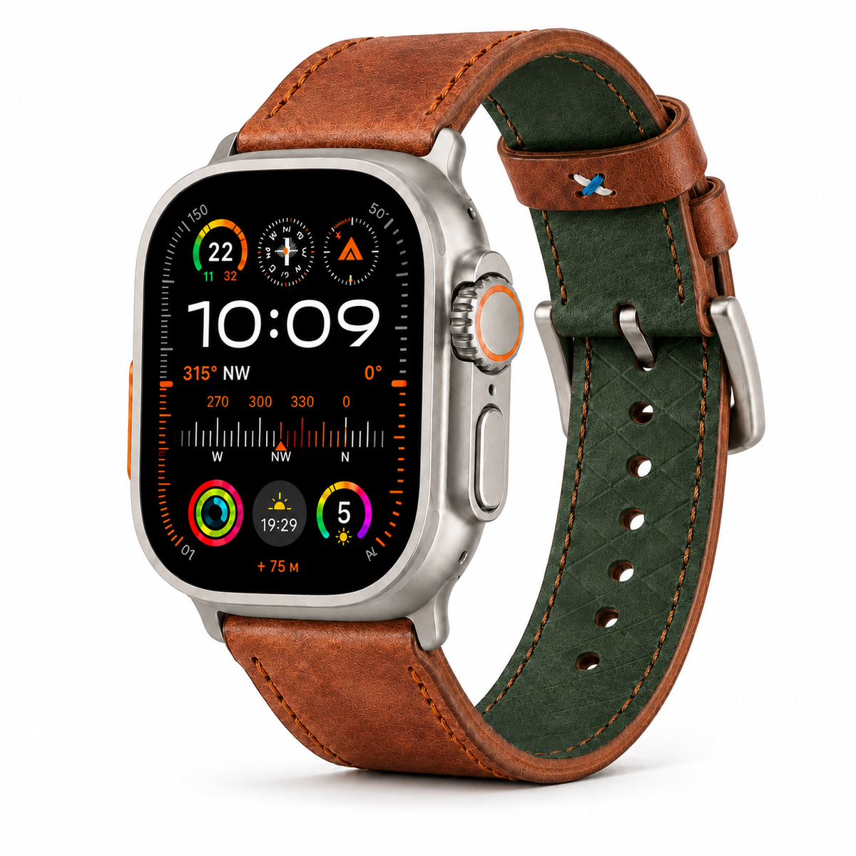 Vintage Lederband für Apple Watch