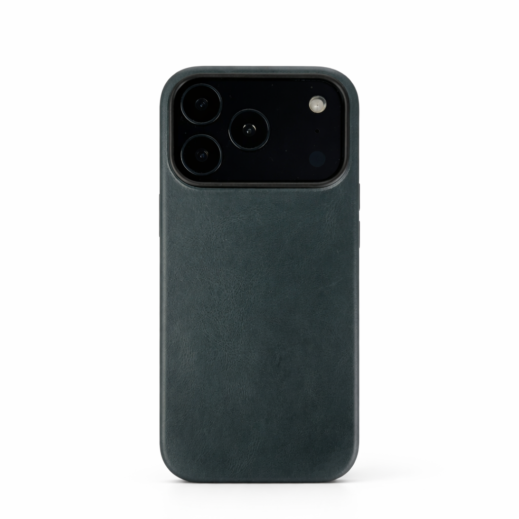 Leder Hülle für iPhone 17 Pro mit MagSafe Dunkelblau