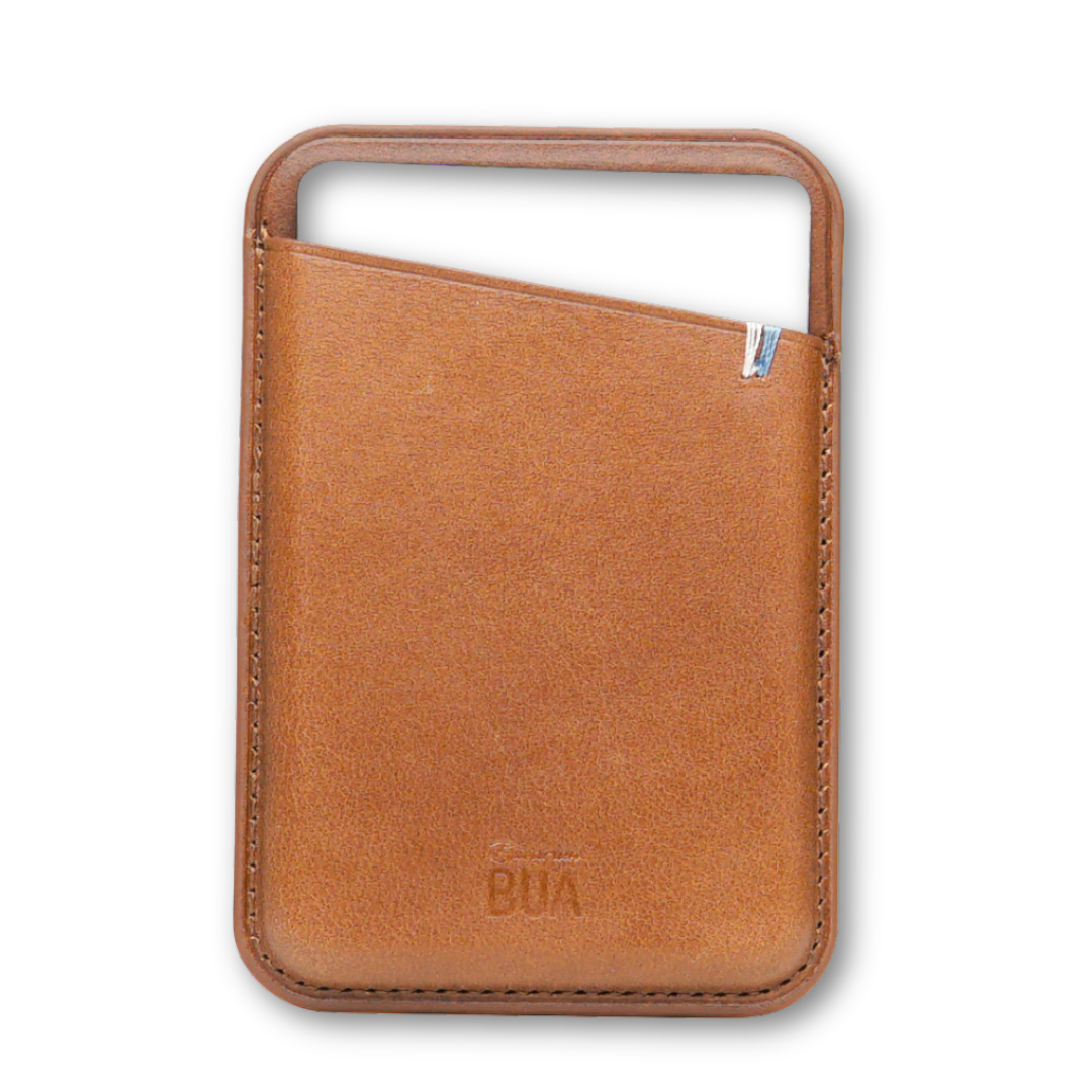 Leder Wallet für iPhone mit MagSafe | Hellbraun