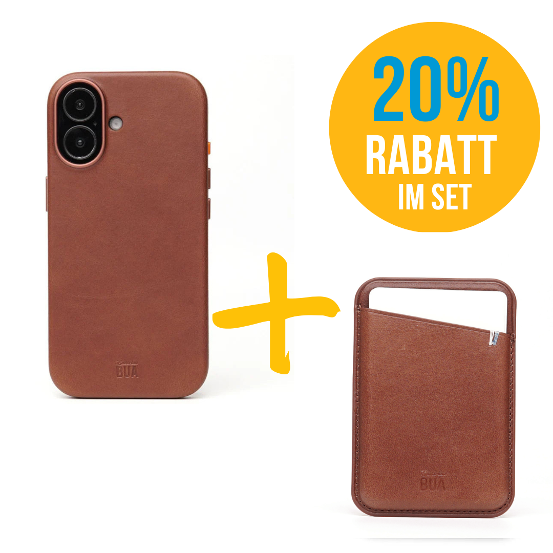 Set iPhone 16 Hülle mit MagSafe Wallet