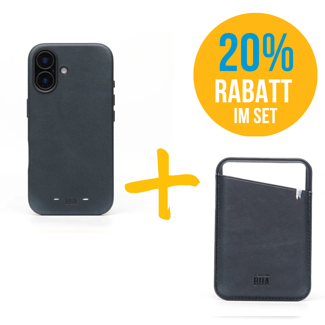 Set iPhone 16 Hülle mit MagSafe Wallet