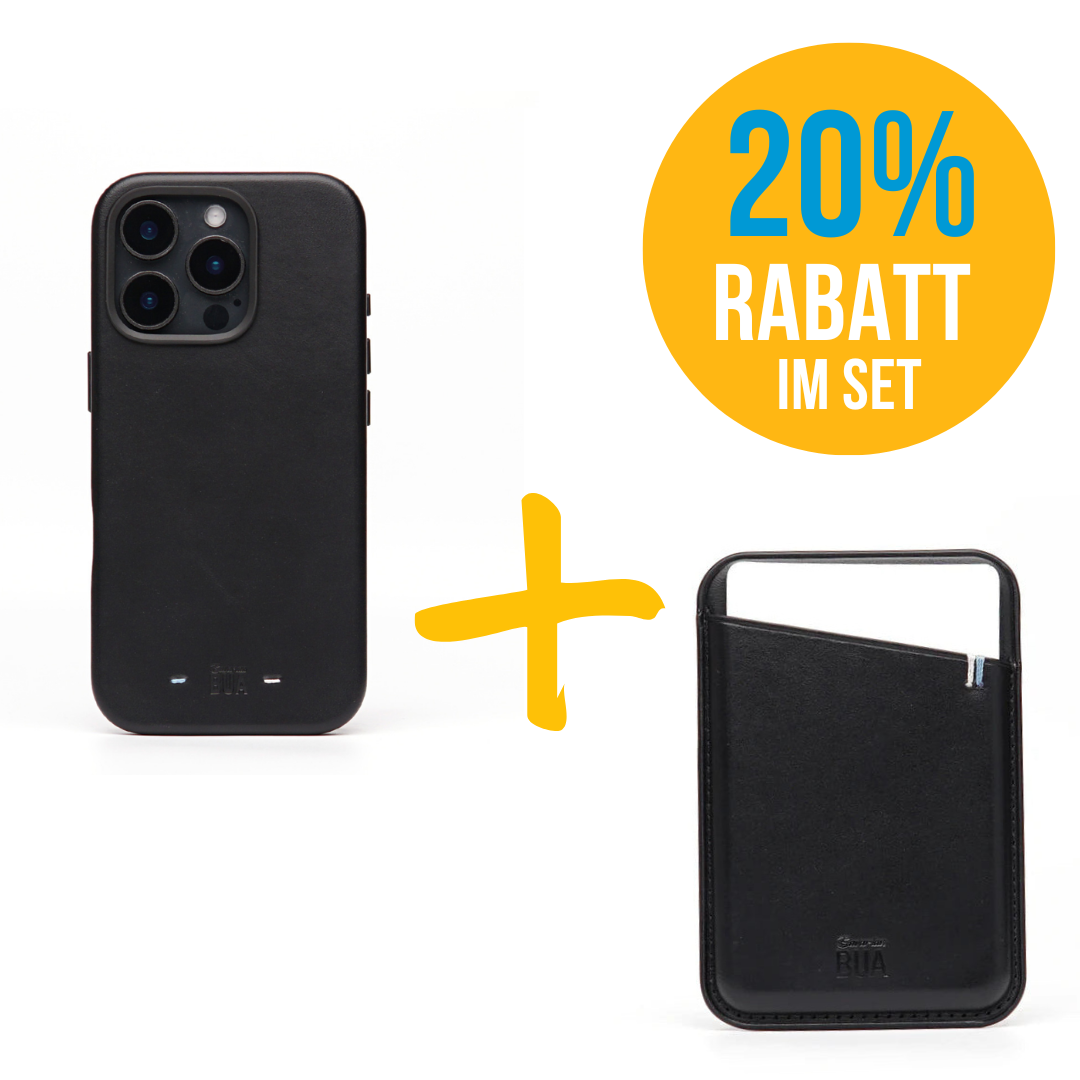 Set iPhone 16 Hülle mit MagSafe Wallet