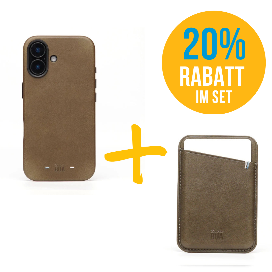 Set iPhone 16 Hülle mit MagSafe Wallet