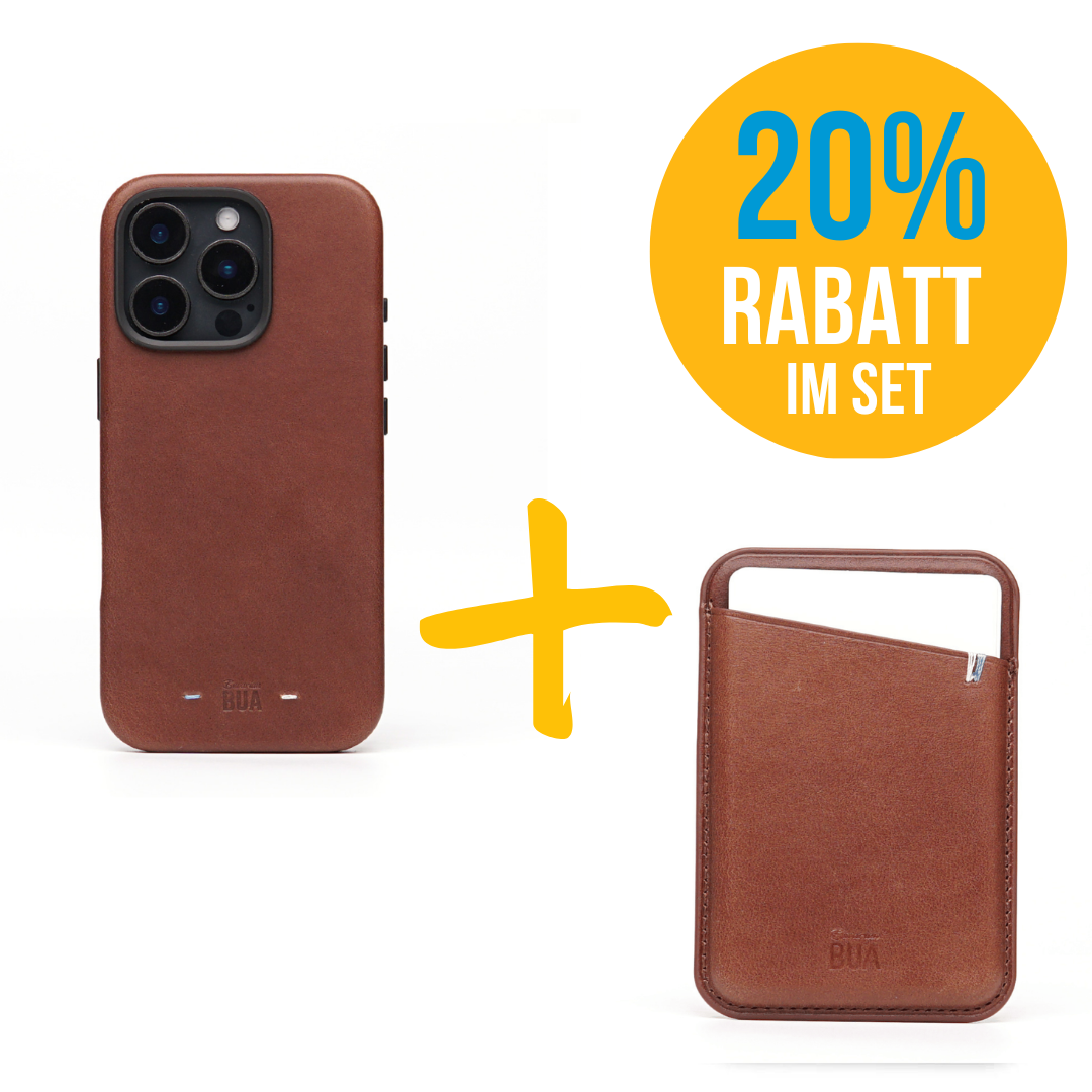 Set iPhone 14/15 Hülle mit MagSafe Wallet