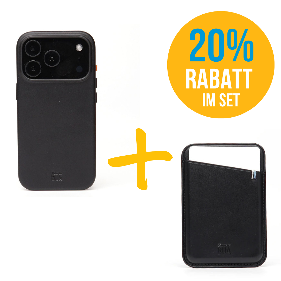 Set iPhone 17 Hülle mit MagSafe Wallet