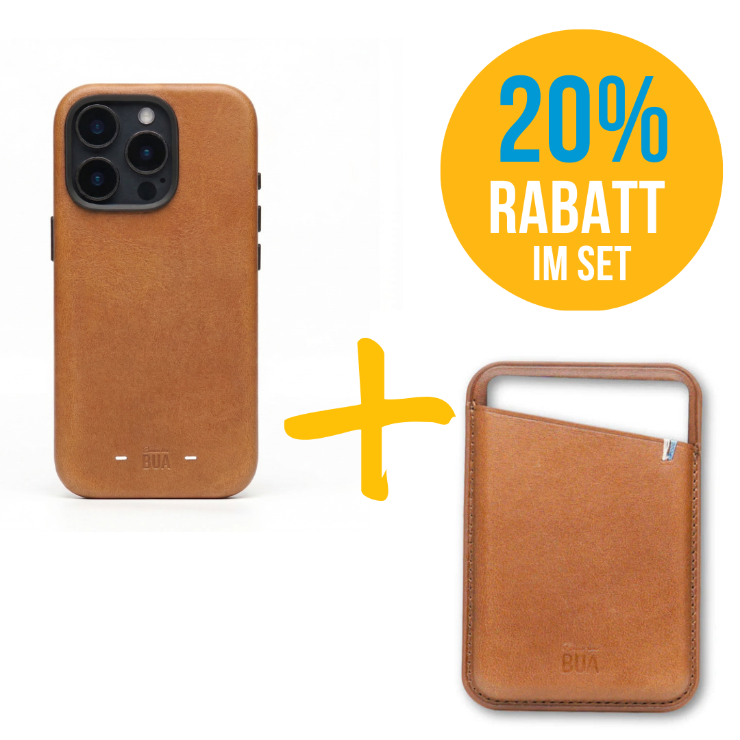 Set iPhone 16 Hülle mit MagSafe Wallet