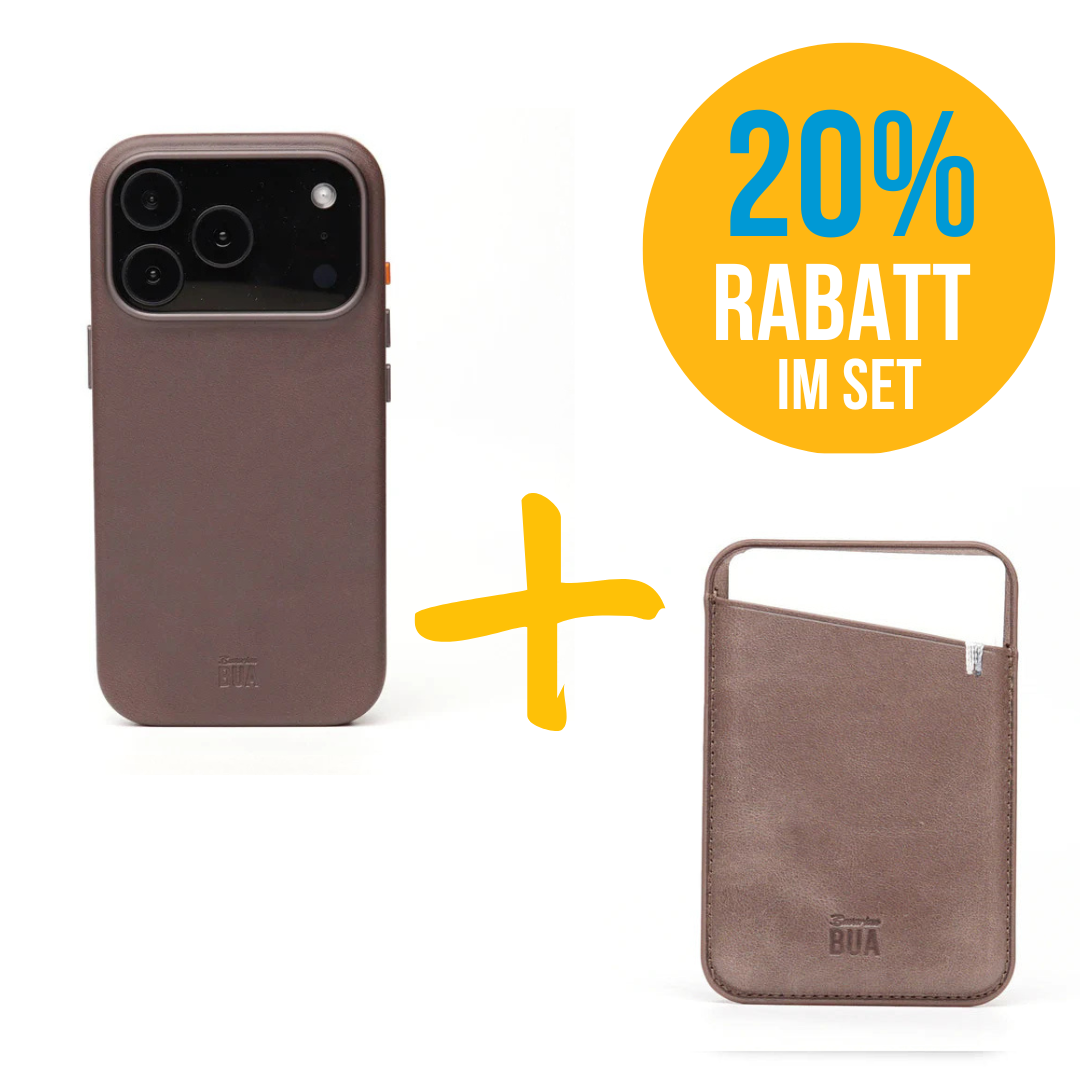 Set iPhone 17 Hülle mit MagSafe Wallet