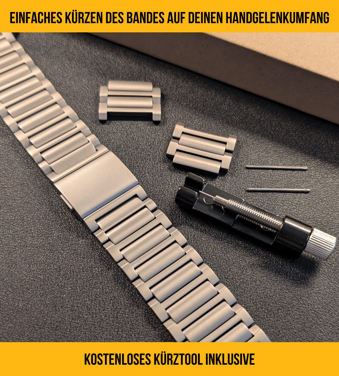 Titan Armband für die Apple Watch Ultra mit Magnetverschluss