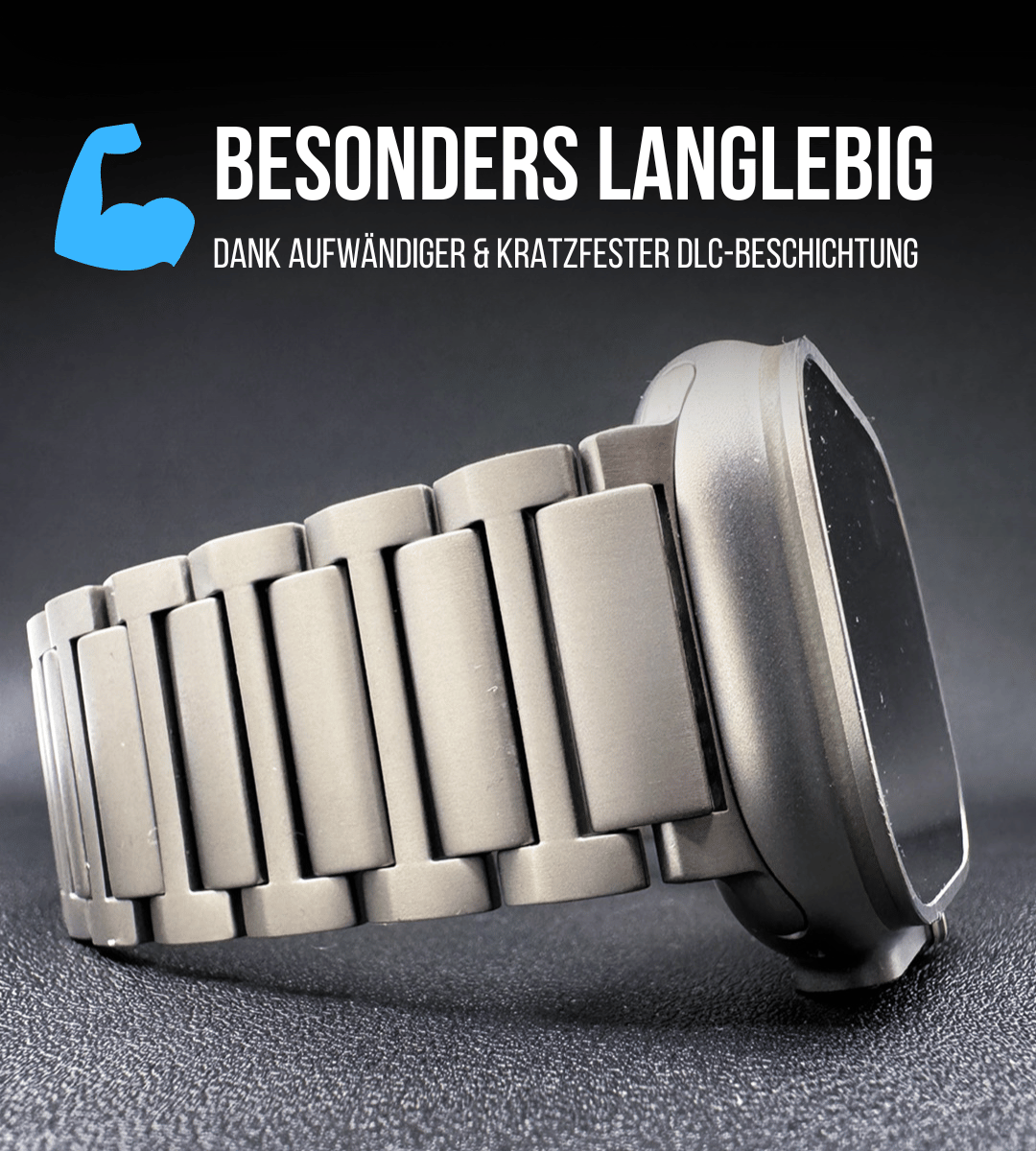 Titan Armband für die Apple Watch Ultra mit Magnetverschluss