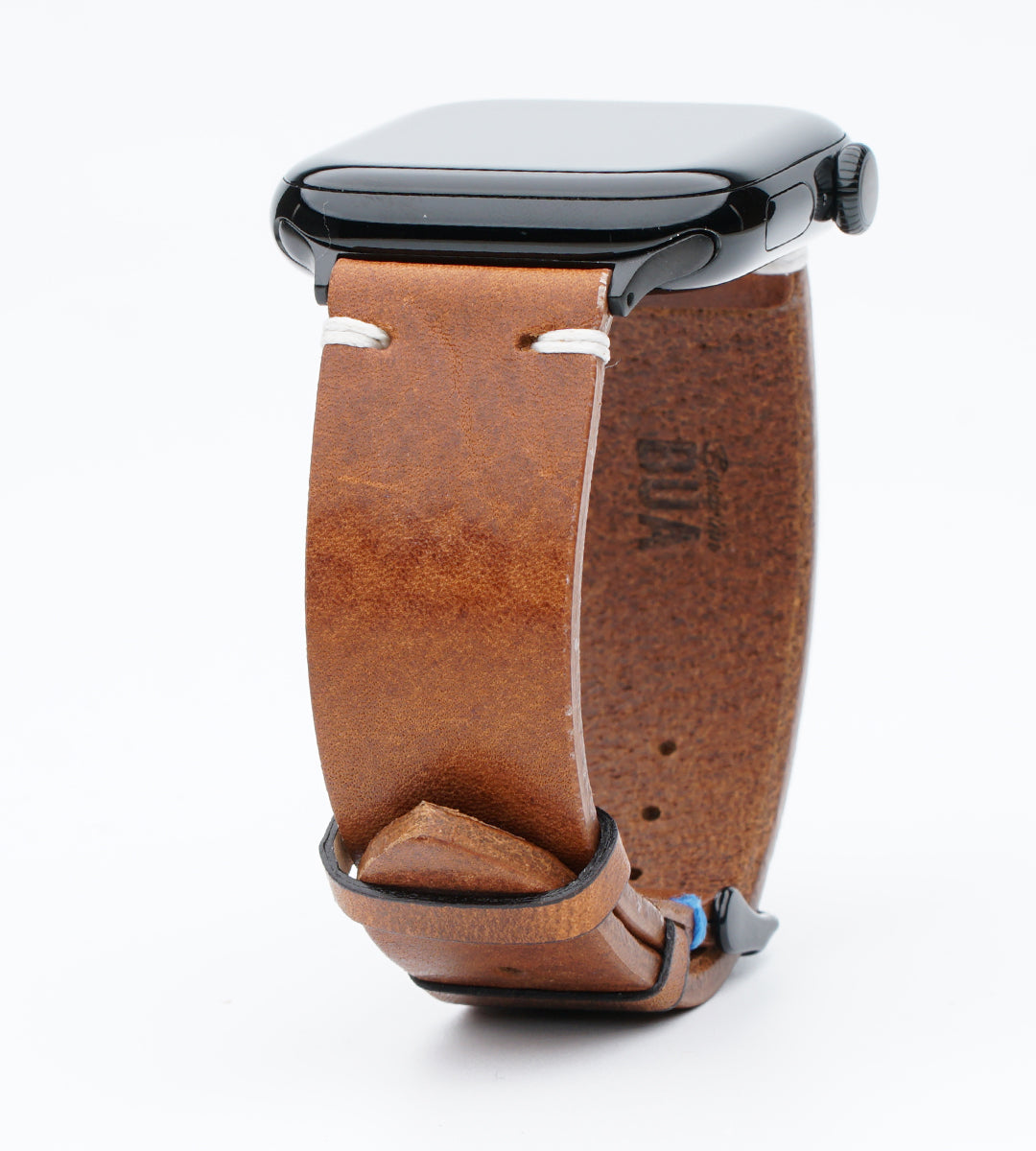 Armband für die Apple Watch aus Rindleder | Mittelbraun