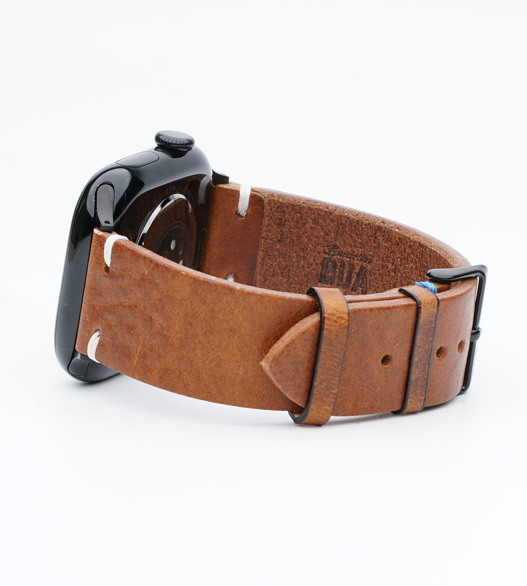 Armband für die Apple Watch aus Rindleder | Mittelbraun
