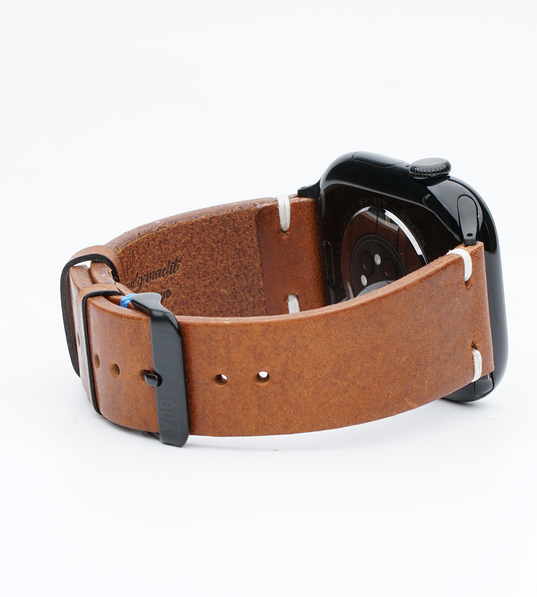 Armband für die Apple Watch aus Rindleder | Mittelbraun