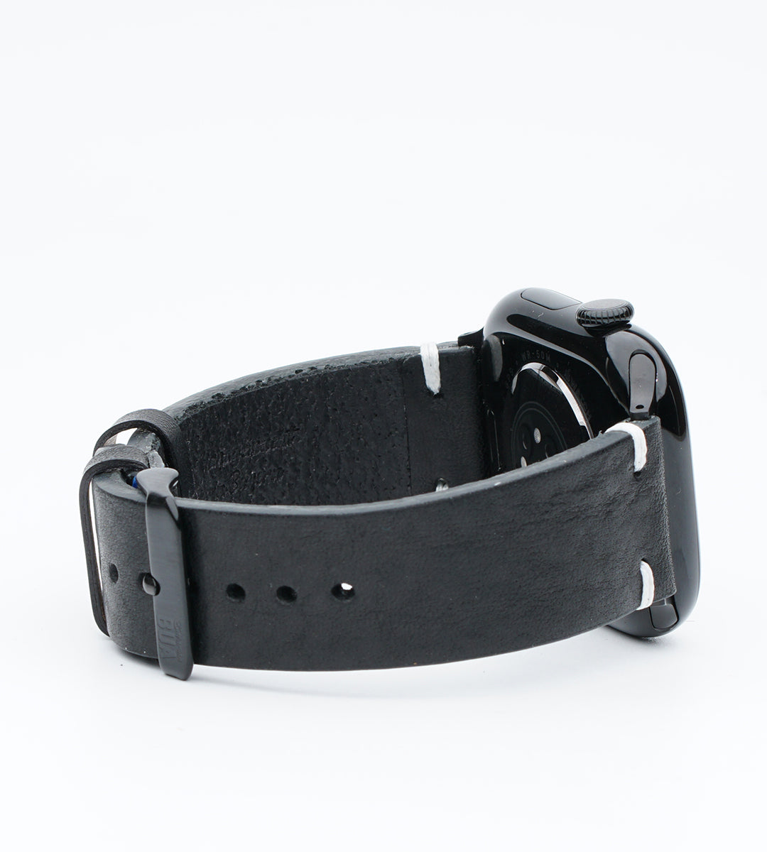 Armband für die Apple Watch aus Rindleder | Schwarz