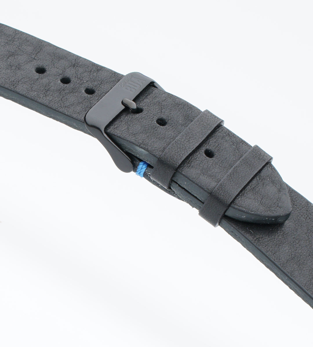 Armband für die Apple Watch aus Rindleder | Schwarz