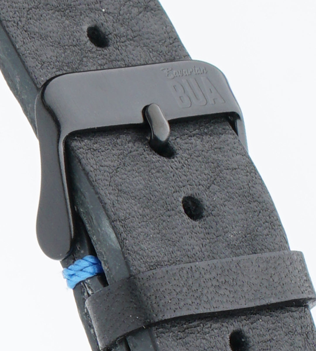 Armband für die Apple Watch aus Rindleder | Schwarz