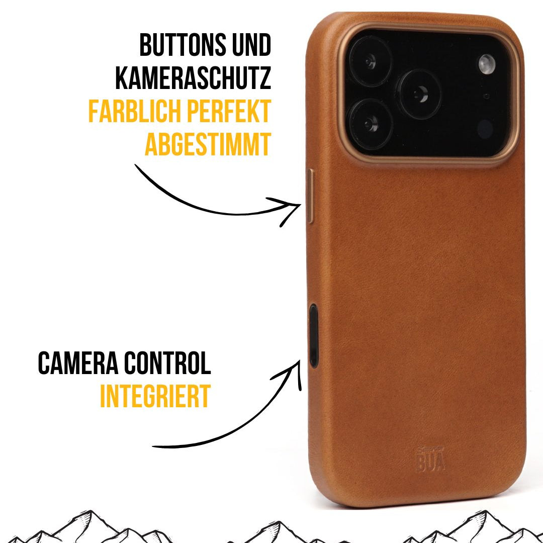 Set iPhone Hülle mit Band für die Apple Watch Ultra | Hellbraun