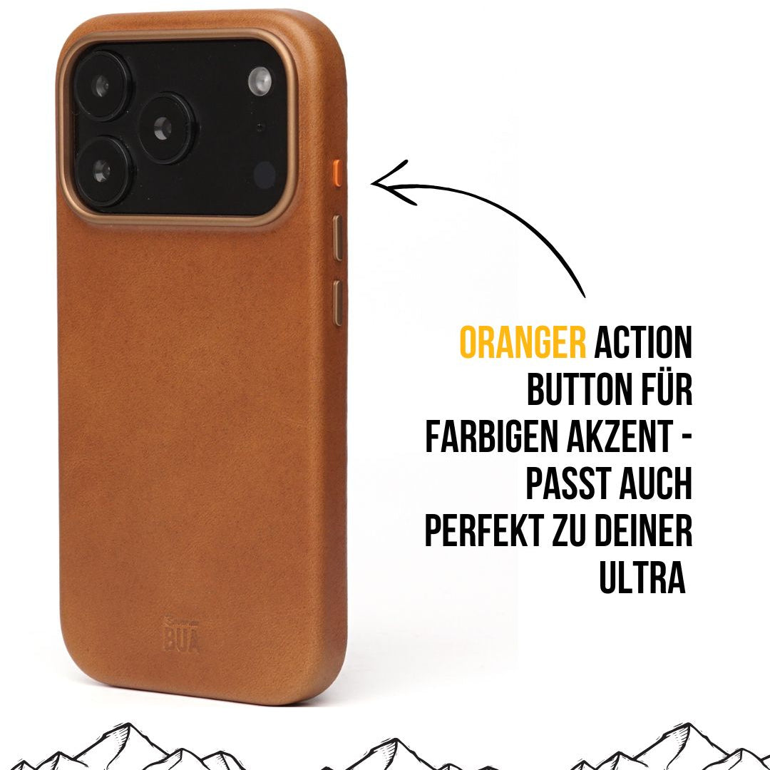 Set iPhone Hülle mit Band für die Apple Watch Ultra | Hellbraun