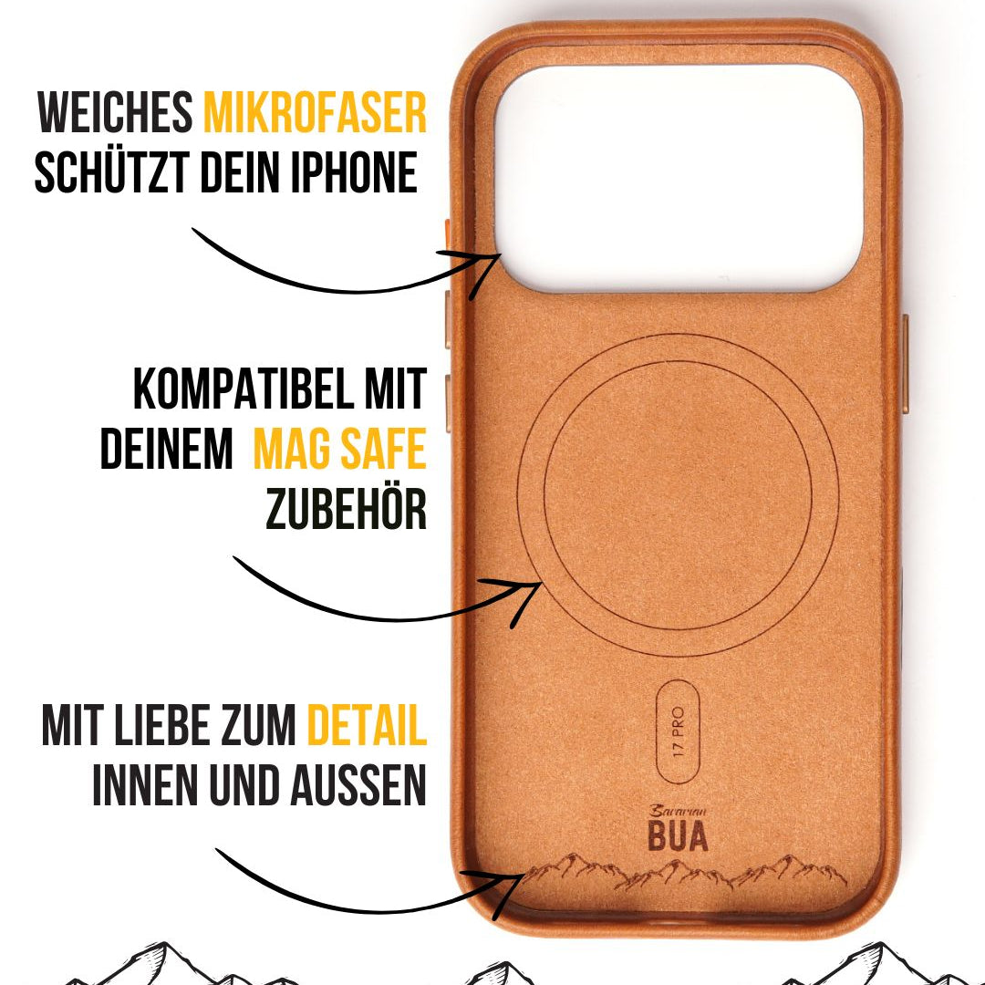 Set iPhone Hülle mit Band für die Apple Watch Ultra | Hellbraun