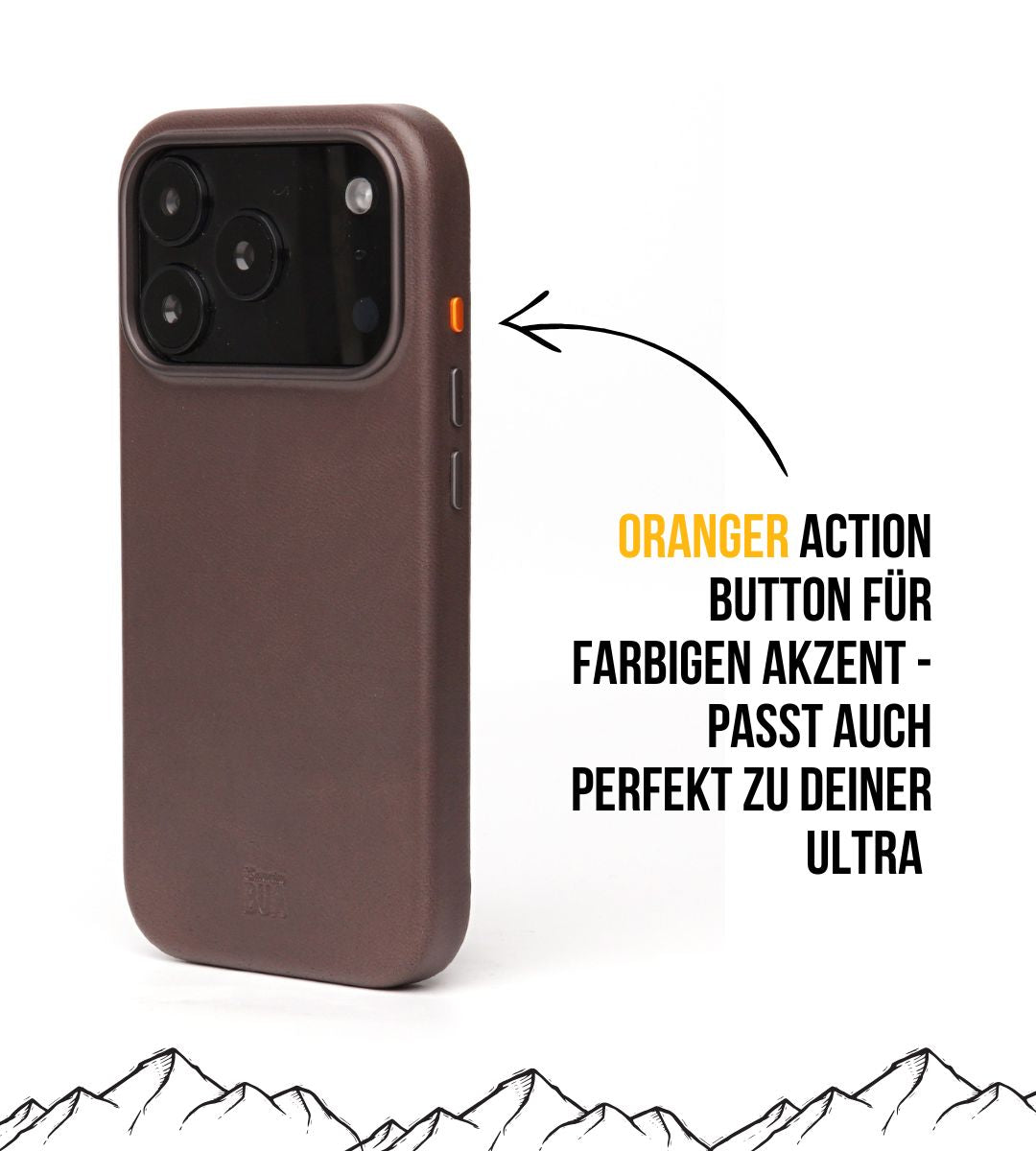 Leder Hülle für iPhone 17 mit MagSafe | Grau