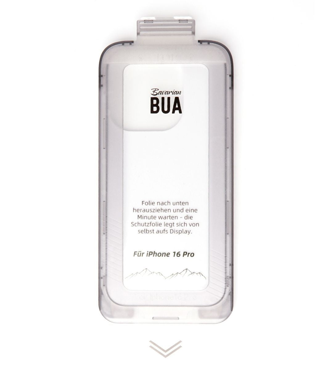 Schutzfolie iPhone 16Pro mit Applikator, 1 Stück
