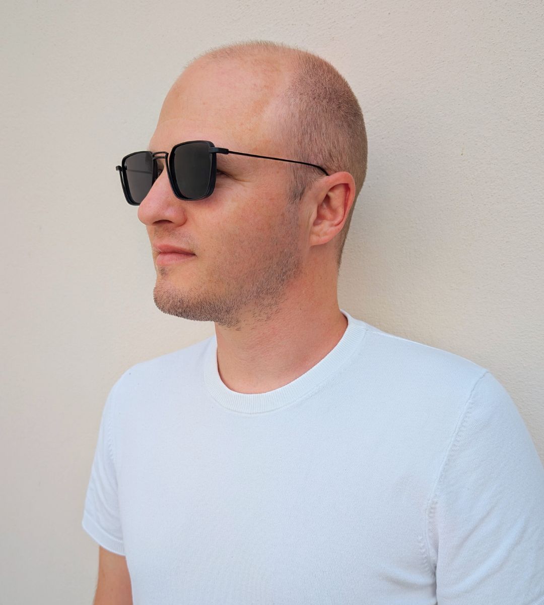 Titan Set Schwarz - Sonnenbrille und Titanband für die Apple Watch Ultra