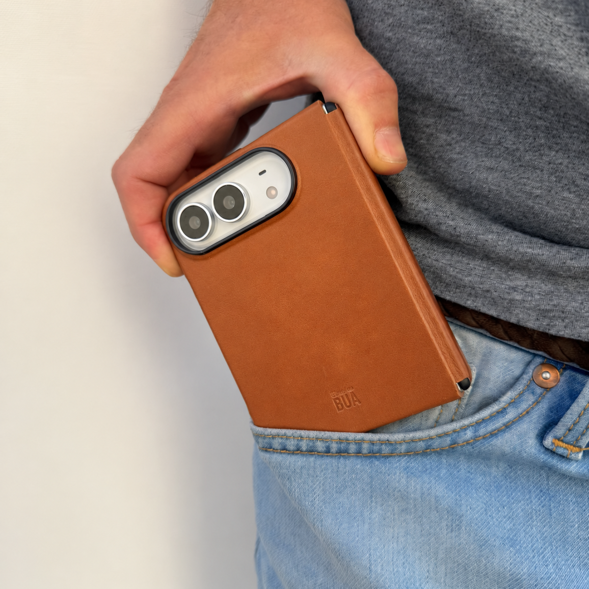 Leder Hülle für iPhone Duo