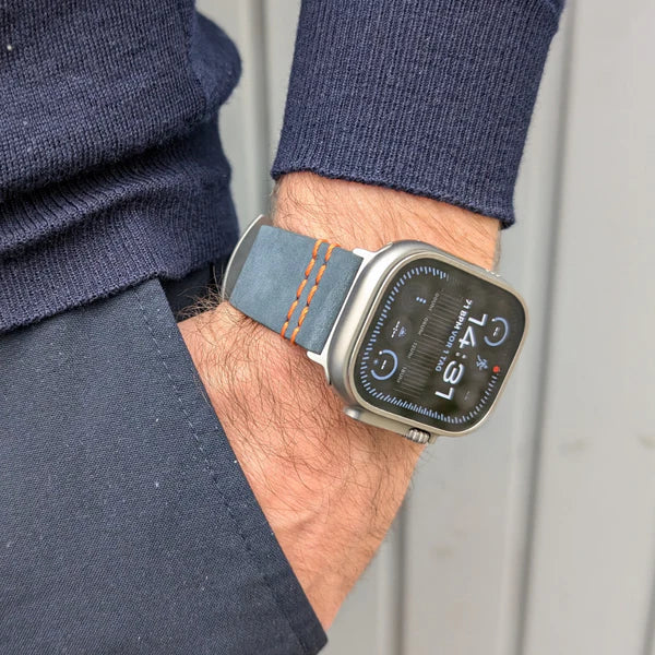 Wasserfestes Lederarmband für Apple Watch Ultra