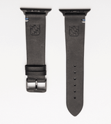 Apple Watch® Lederbandl | Schwarz Wappen