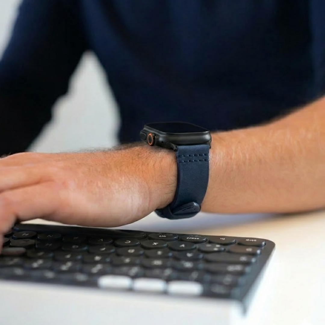 Wasserfestes Lederarmband für Apple Watch Ultra
