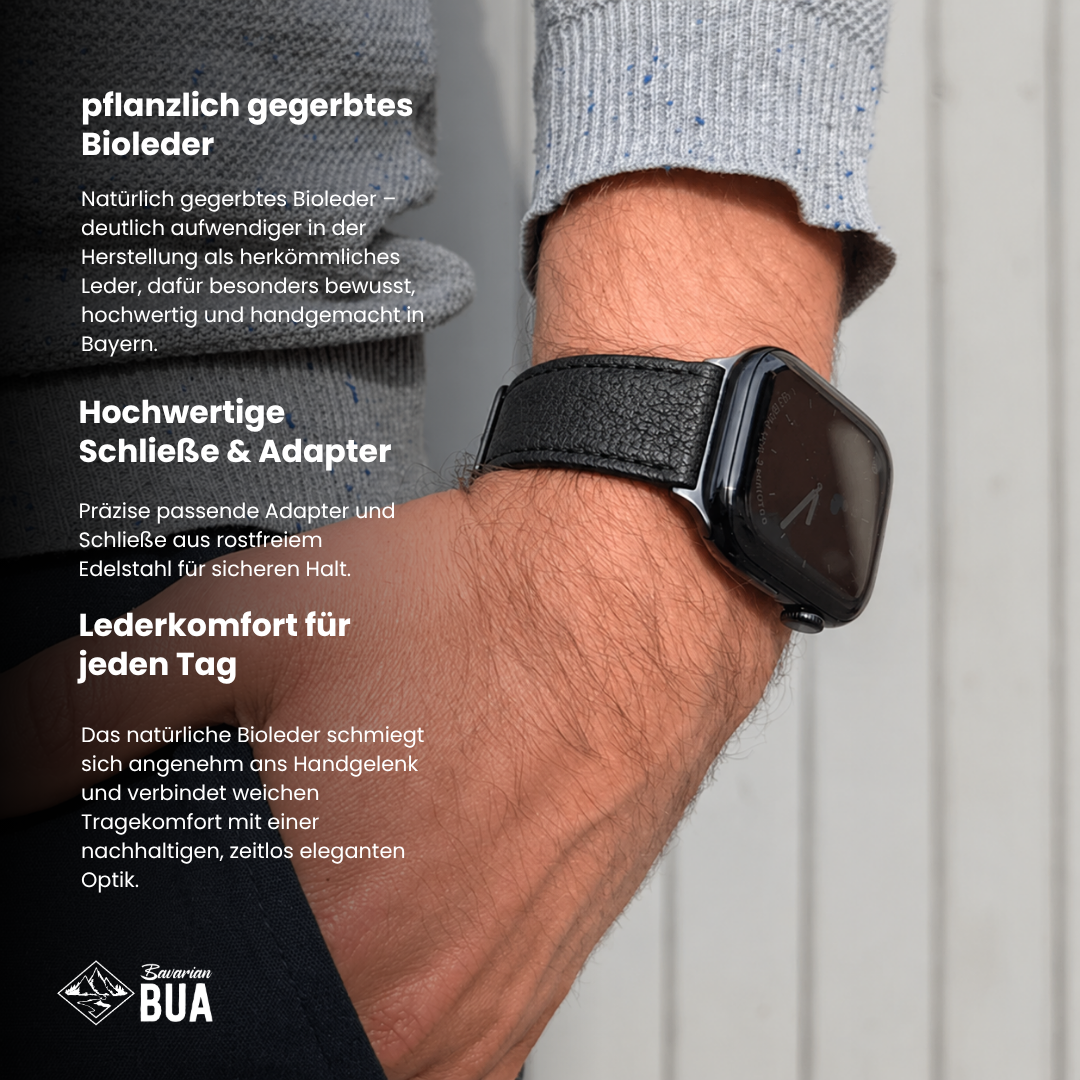 Biolederband für die Apple Watch