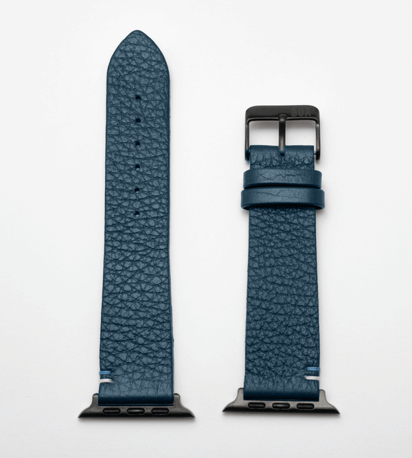 Apple Watch® Hirschlederband | Blau