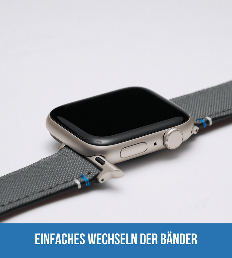 Apple Watch® Ozeanplastikband | Rauchblau