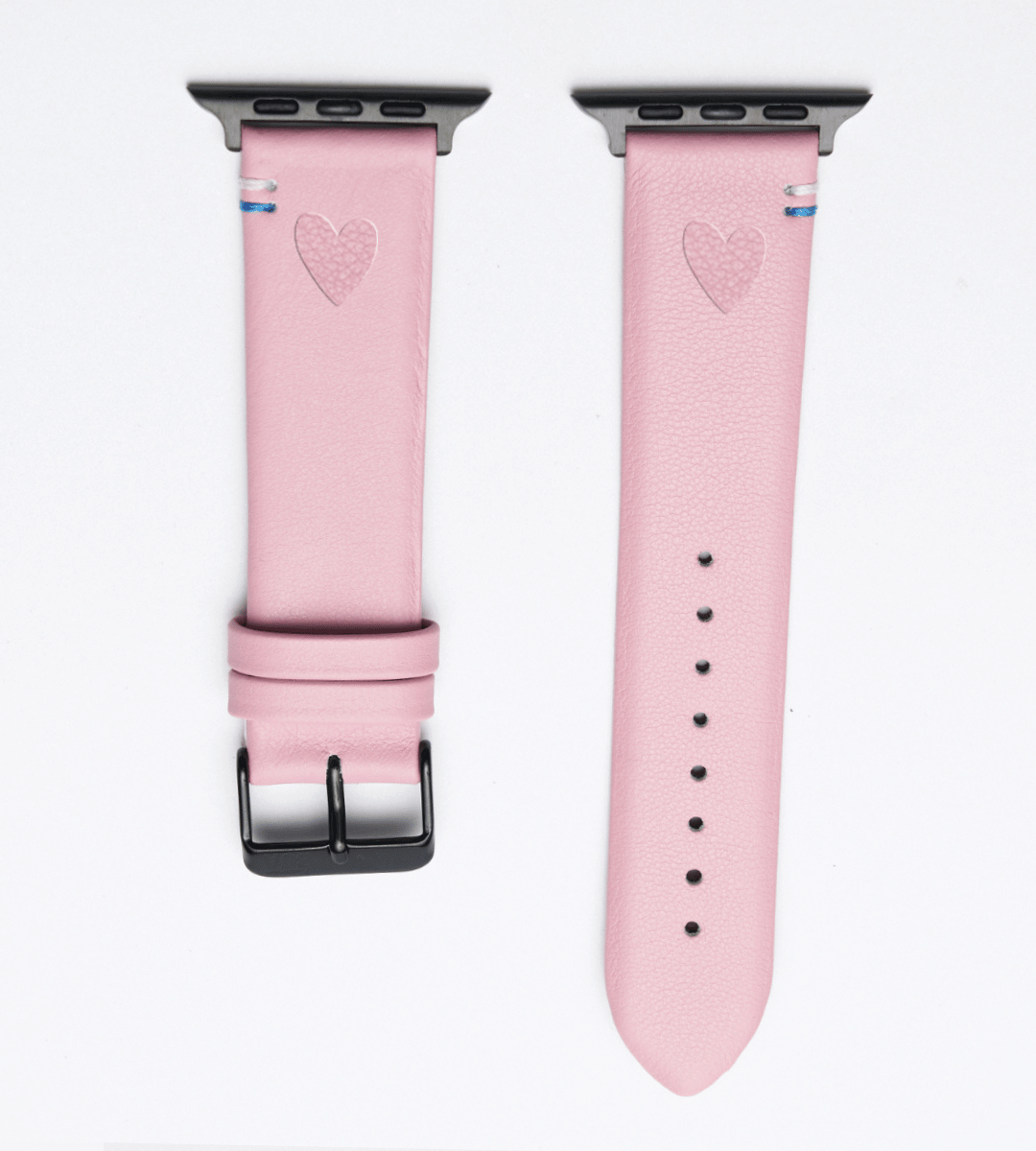 Apple Watch® Lederbandl | Rosa Herz