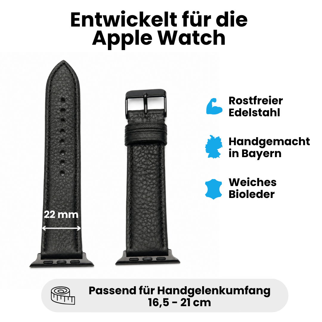 Biolederband für die Apple Watch