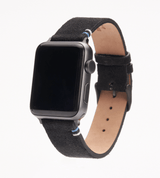 Apple Watch® Wildlederbandl | Schwarz