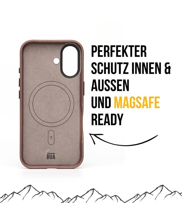 Leder Hülle für iPhone 16