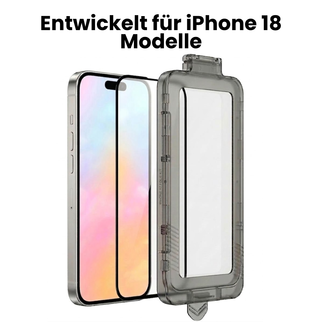 Displayschutzfolie iPhone 18 mit Applikator
