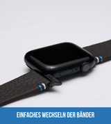 Apple Watch® Hirschlederband | Dark Chocolate