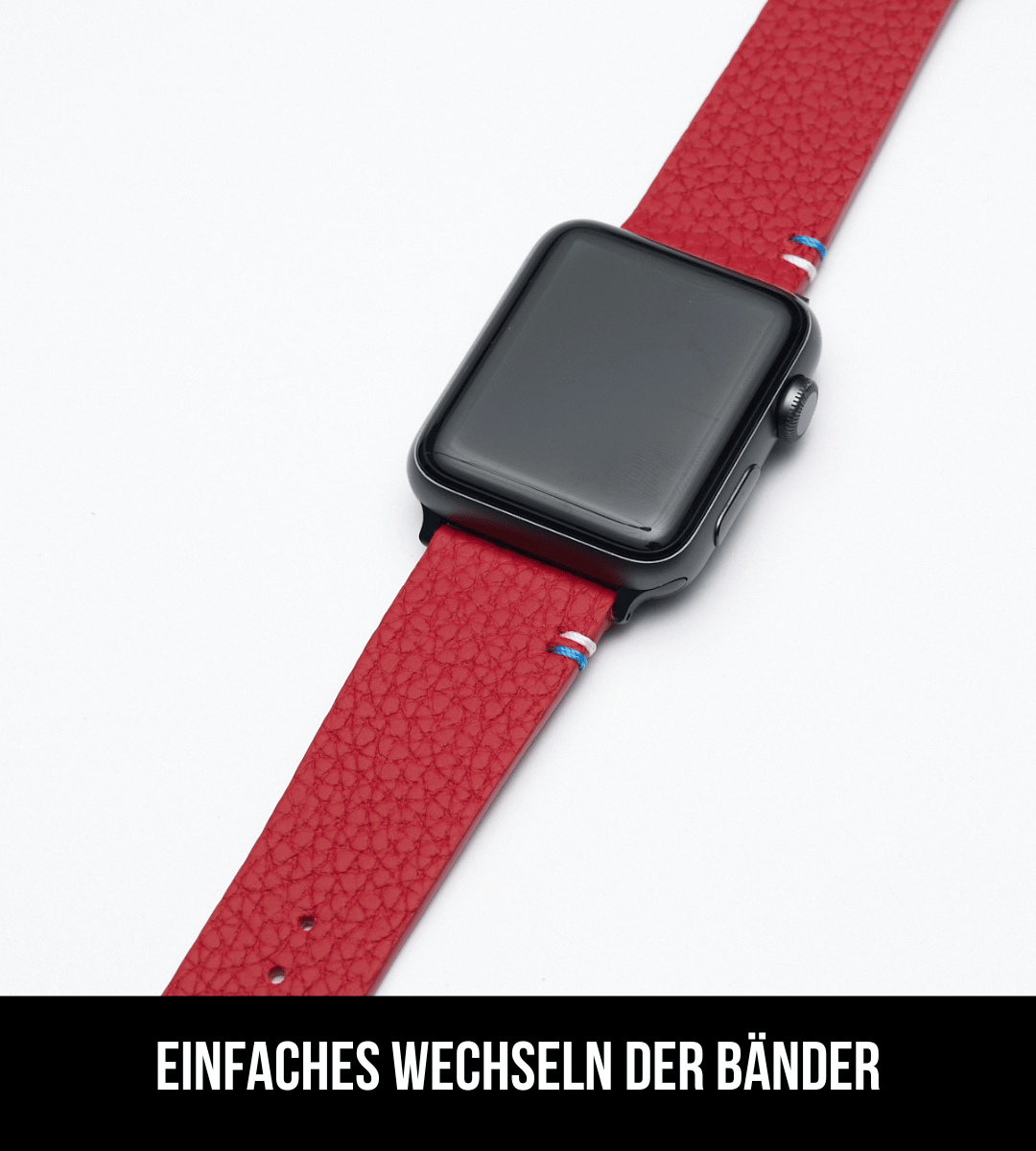 Apple Watch® Schrumpflederband | Rot