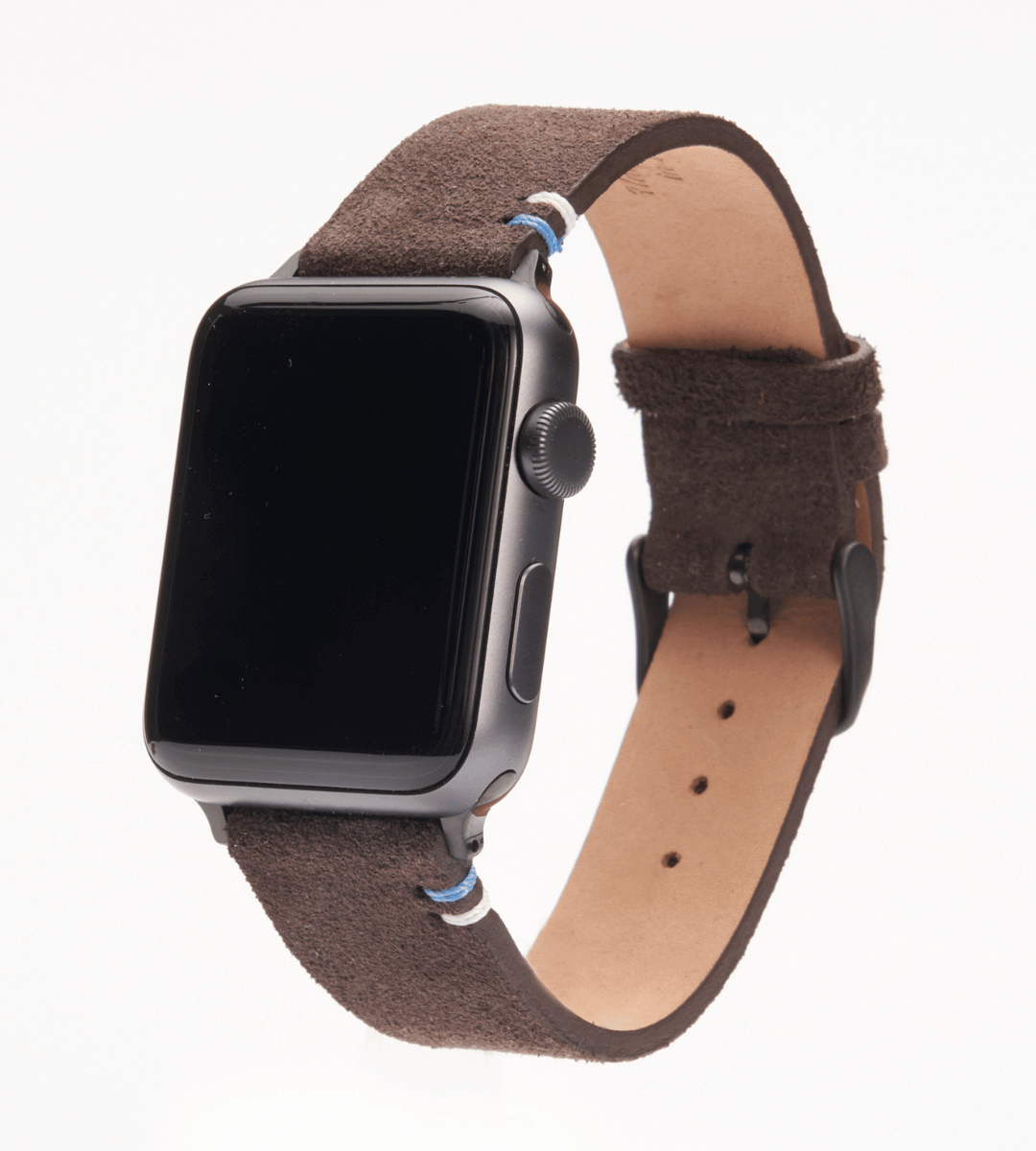Apple Watch® Wildlederbandl | Dunkelbraun